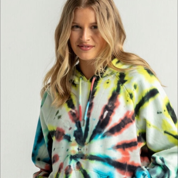 🔆VOLCOM🔆TIE DYE HOODIE SWEATSHIRT - Picture 2 of 11
